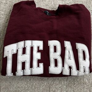 The Bar Oversized Fleece Sweatshirt size 2X
